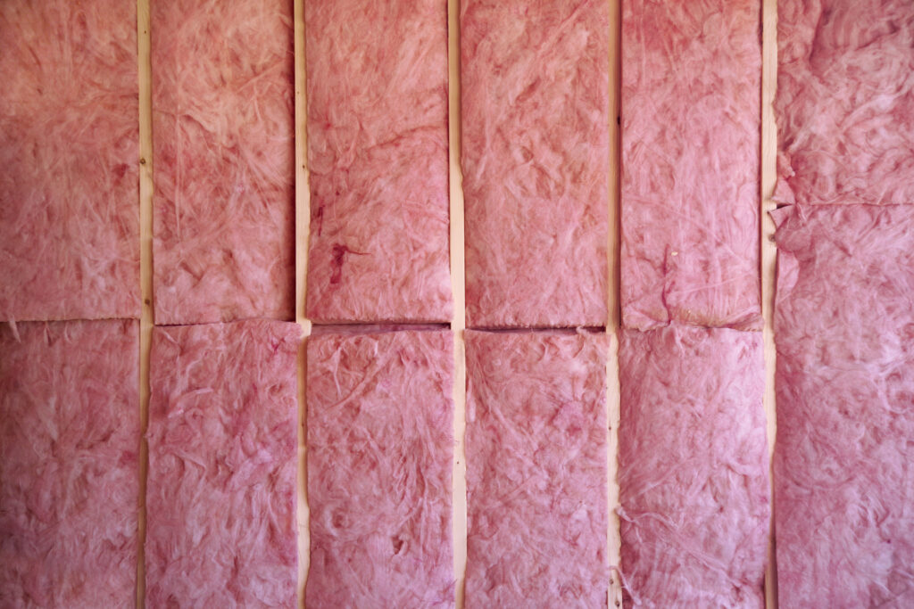 wall of insulation